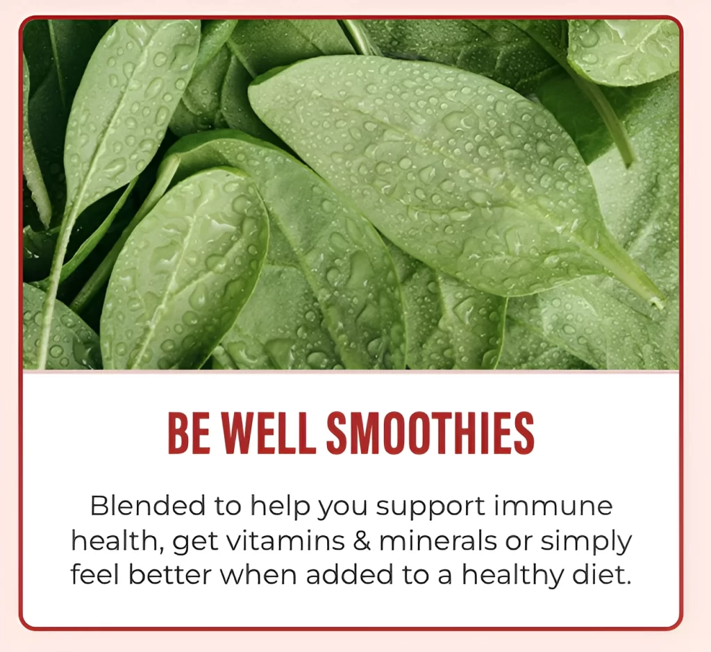 Be Well Smoothies
