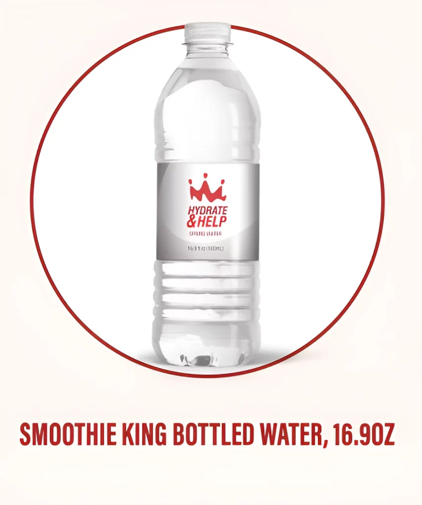 Smoothie King Bottled Water, 16.9oz